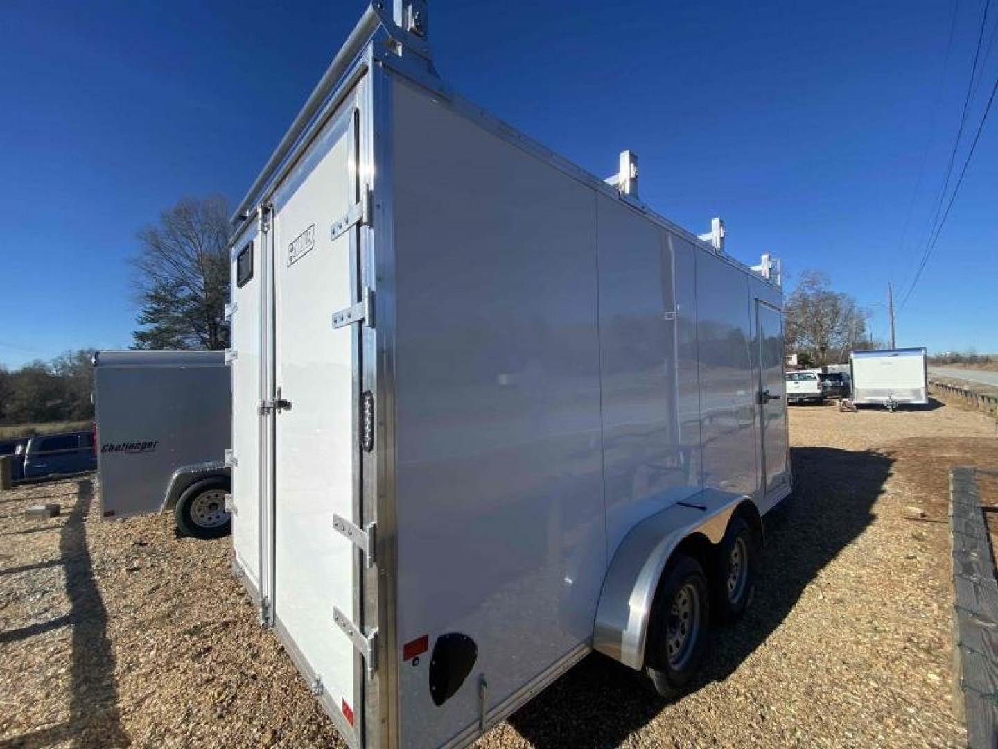 New 2024 EZ Hauler 7x16 Ultimate  Contractor Cargo Aluminum Trailer