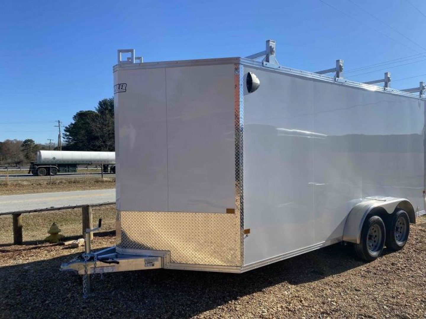 New 2024 EZ Hauler 7x16 Ultimate  Contractor Cargo Aluminum Trailer