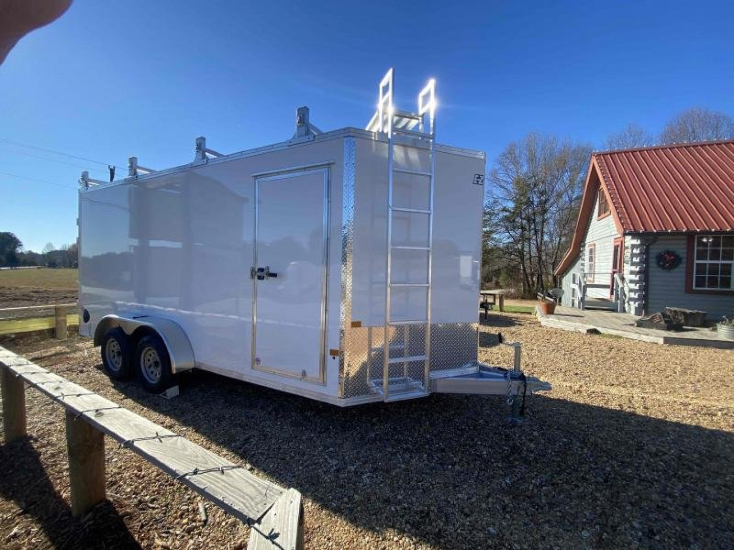 New 2024 EZ Hauler 7x16 Ultimate  Contractor Cargo Aluminum Trailer