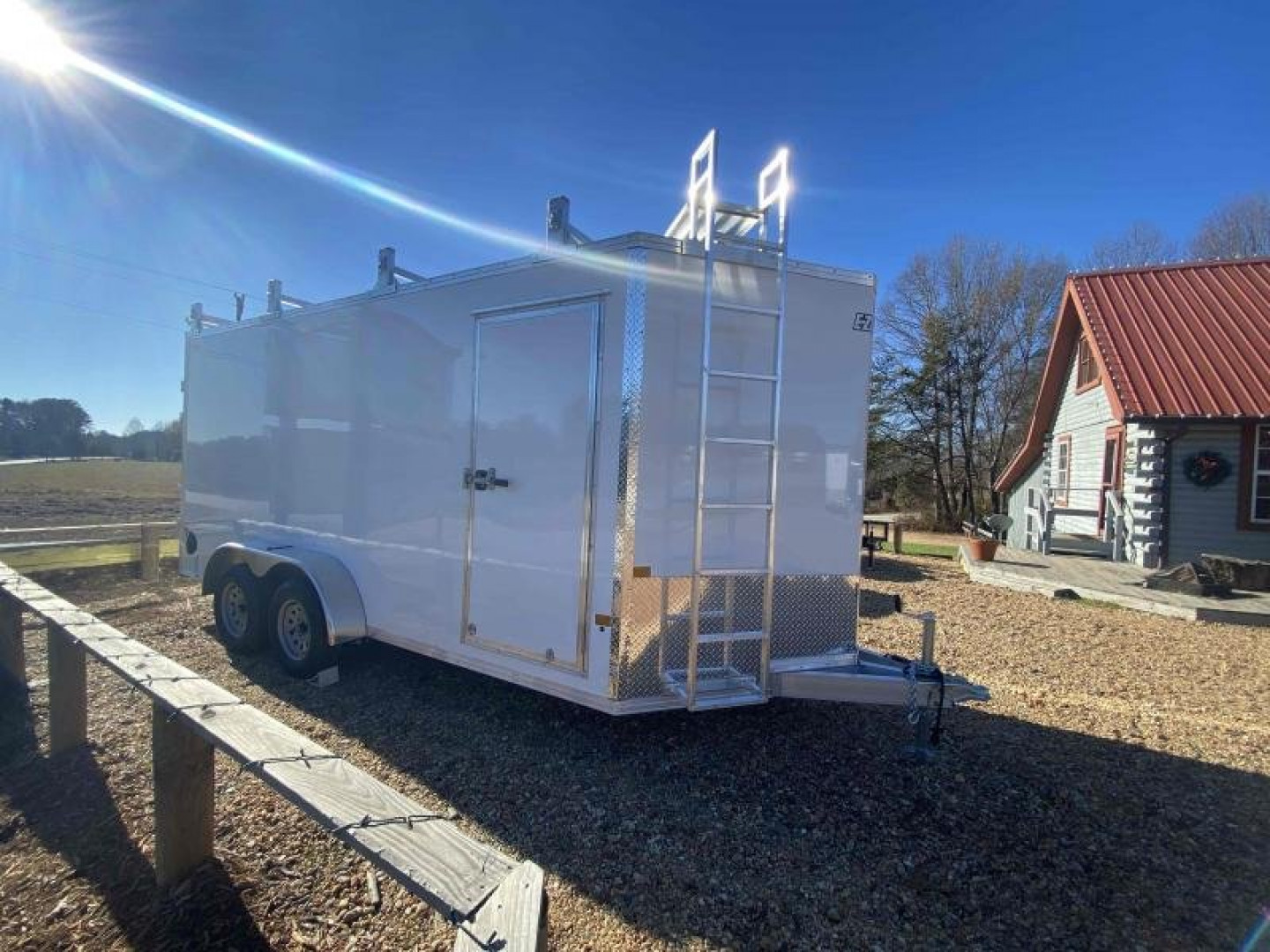 New 2024 EZ Hauler 7x16 Ultimate  Contractor Cargo Aluminum Trailer