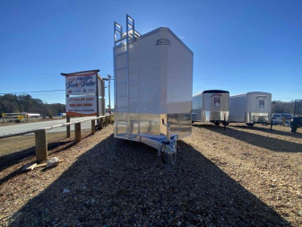 New 2024 EZ Hauler 7x16 Ultimate  Contractor Cargo Aluminum Trailer