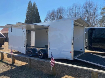 New 2025 EZ Hauler Enclosed 8.5x24 Aluminum Car / Racing Trailer