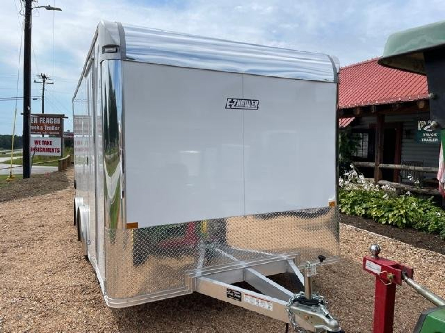 New EZ Hauler 8x16 Spread Axle All Aluminum Enclosed Car Hauler