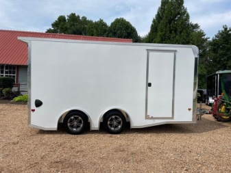 New EZ Hauler 8x16 Spread Axle All Aluminum Enclosed Car Hauler
