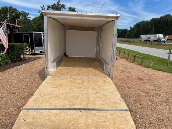 New EZ Hauler 8x16 Spread Axle All Aluminum Enclosed Car Hauler