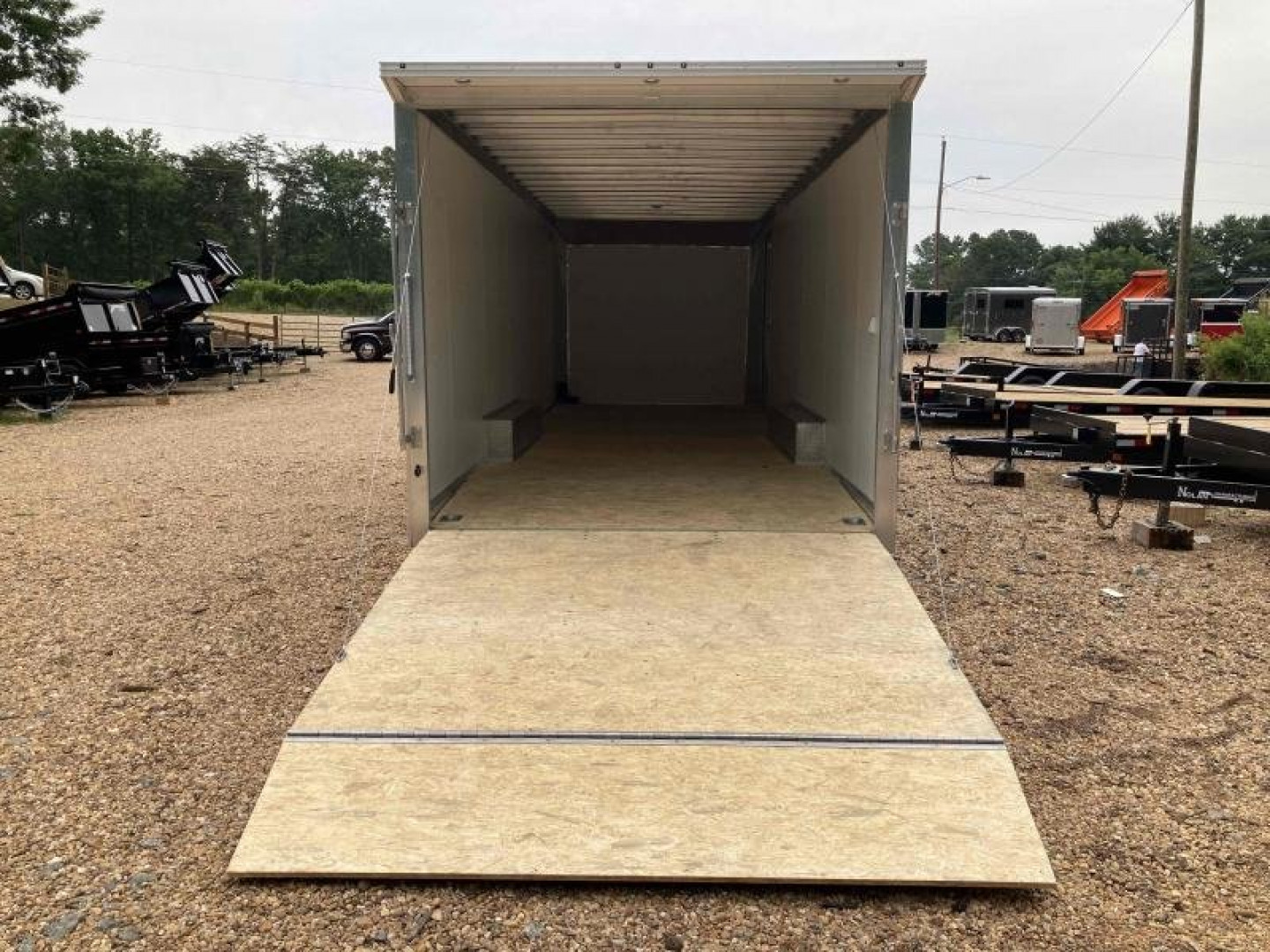 New EZ Hauler 8x24 10K All Aluminum Enclosed Car Hauler