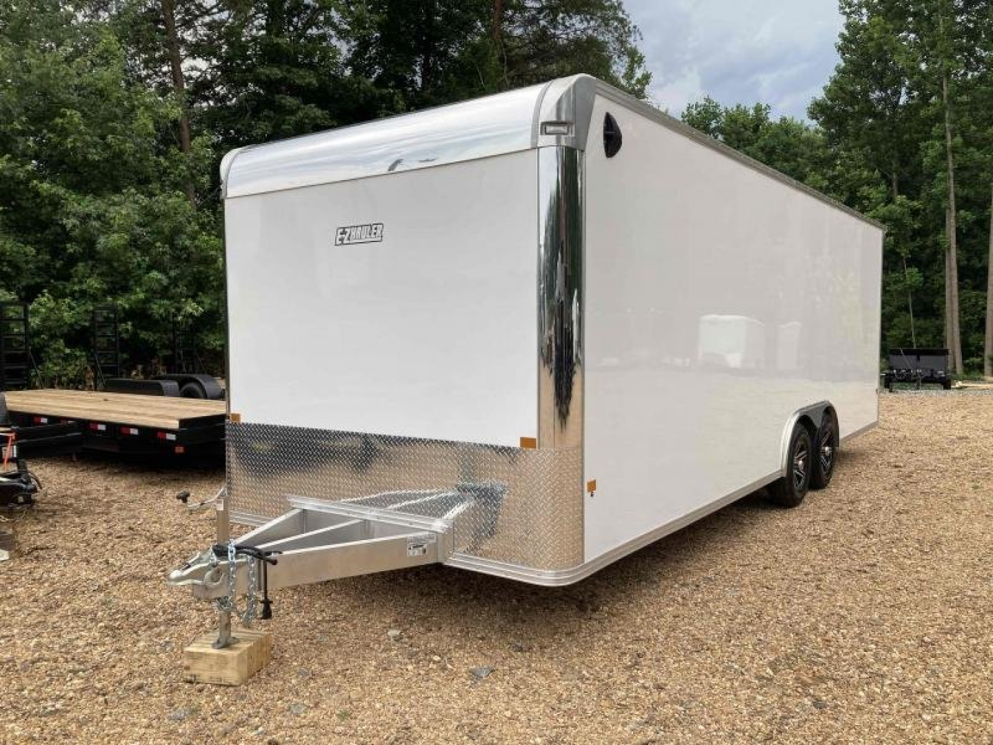 New EZ Hauler 8x24 10K All Aluminum Enclosed Car Hauler