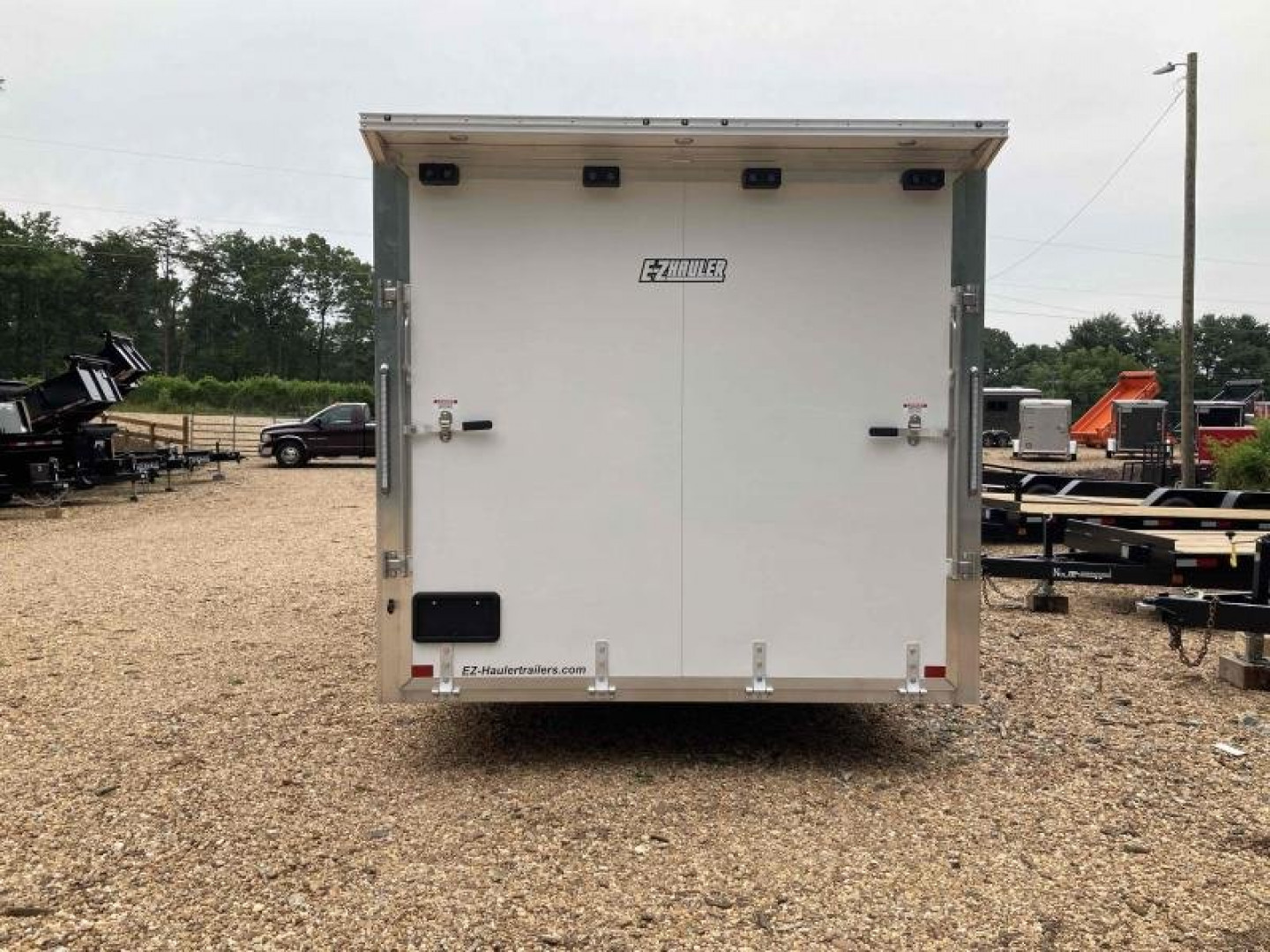 New EZ Hauler 8x24 10K All Aluminum Enclosed Car Hauler