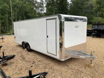 New EZ Hauler 8x24 10K All Aluminum Enclosed Car Hauler