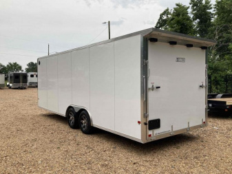 New EZ Hauler 8x24 10K All Aluminum Enclosed Car Hauler