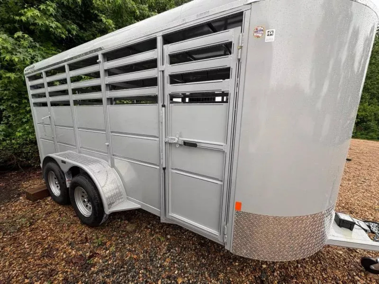 New 2026 Delta Mfg 16' Bumper Pull Stock / Stock Combo Trailer