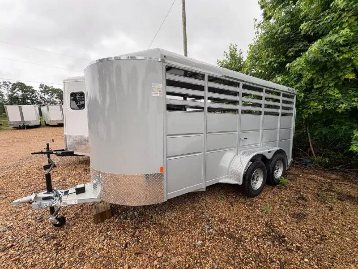 New 2026 Delta Mfg 16' Bumper Pull Stock / Stock Combo Trailer