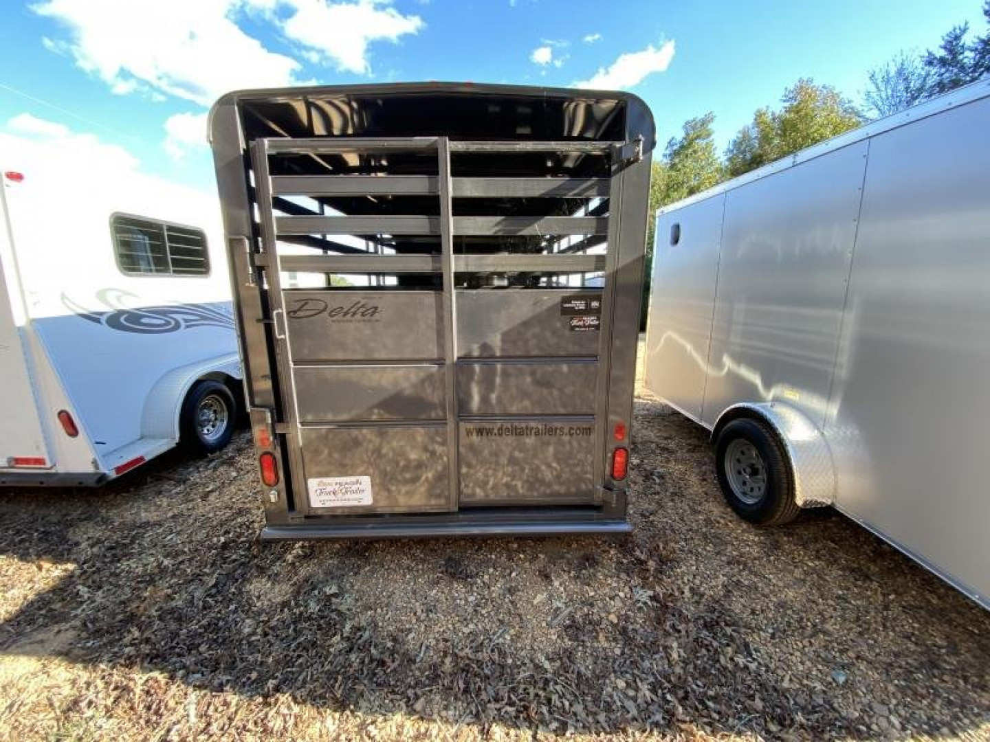 New 2026 Delta Mfg 14' Bumper Pull Stock / Stock Combo Trailer
