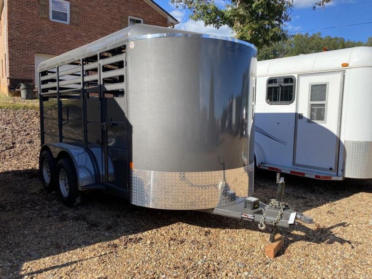 New 2026 Delta Mfg 14' Bumper Pull Stock / Stock Combo Trailer