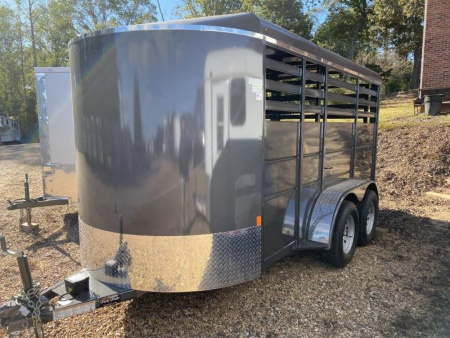 New 2026 Delta Mfg 14' Bumper Pull Stock / Stock Combo Trailer