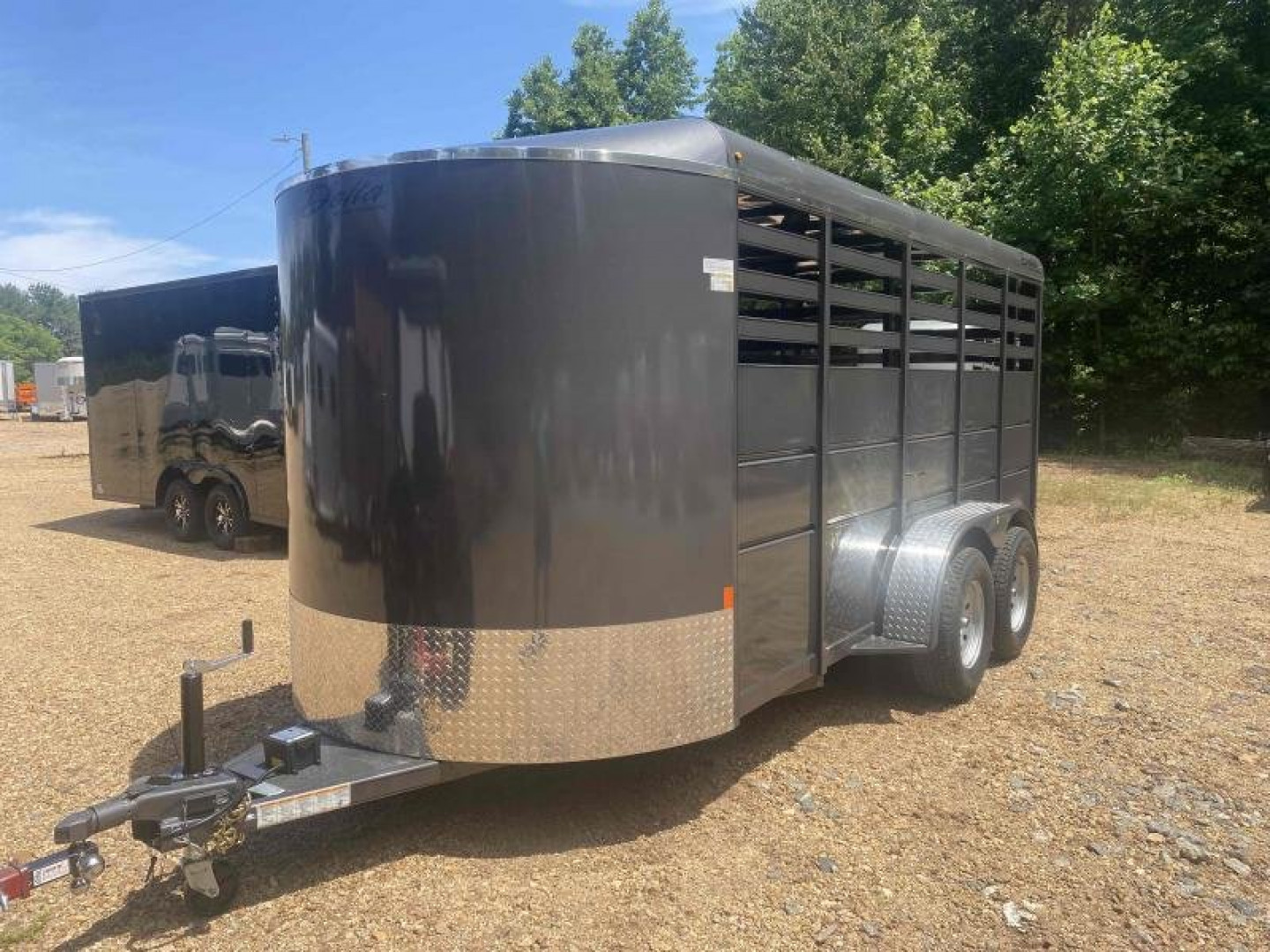 New 2026 Delta Mfg 16' STOCK BUMPER PULL Horse Trailer