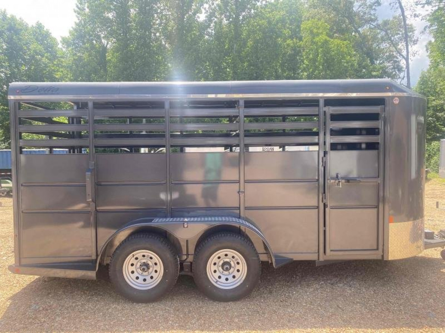 New 2026 Delta Mfg 16' STOCK BUMPER PULL Horse Trailer
