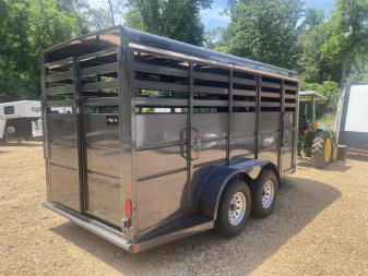 New 2026 Delta Mfg 16' STOCK BUMPER PULL Horse Trailer