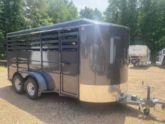 New 2026 Delta Mfg 16' STOCK BUMPER PULL Horse Trailer