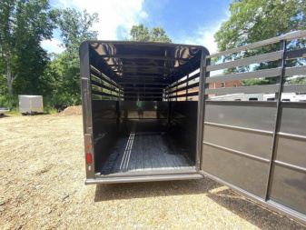 New 2026 Delta Mfg 16' STOCK BUMPER PULL Horse Trailer