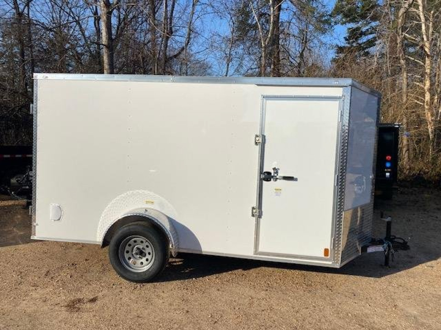 New Choice Cargo 6x12 Single Axle Cargo / Enclosed Trailer w/Rear Doors