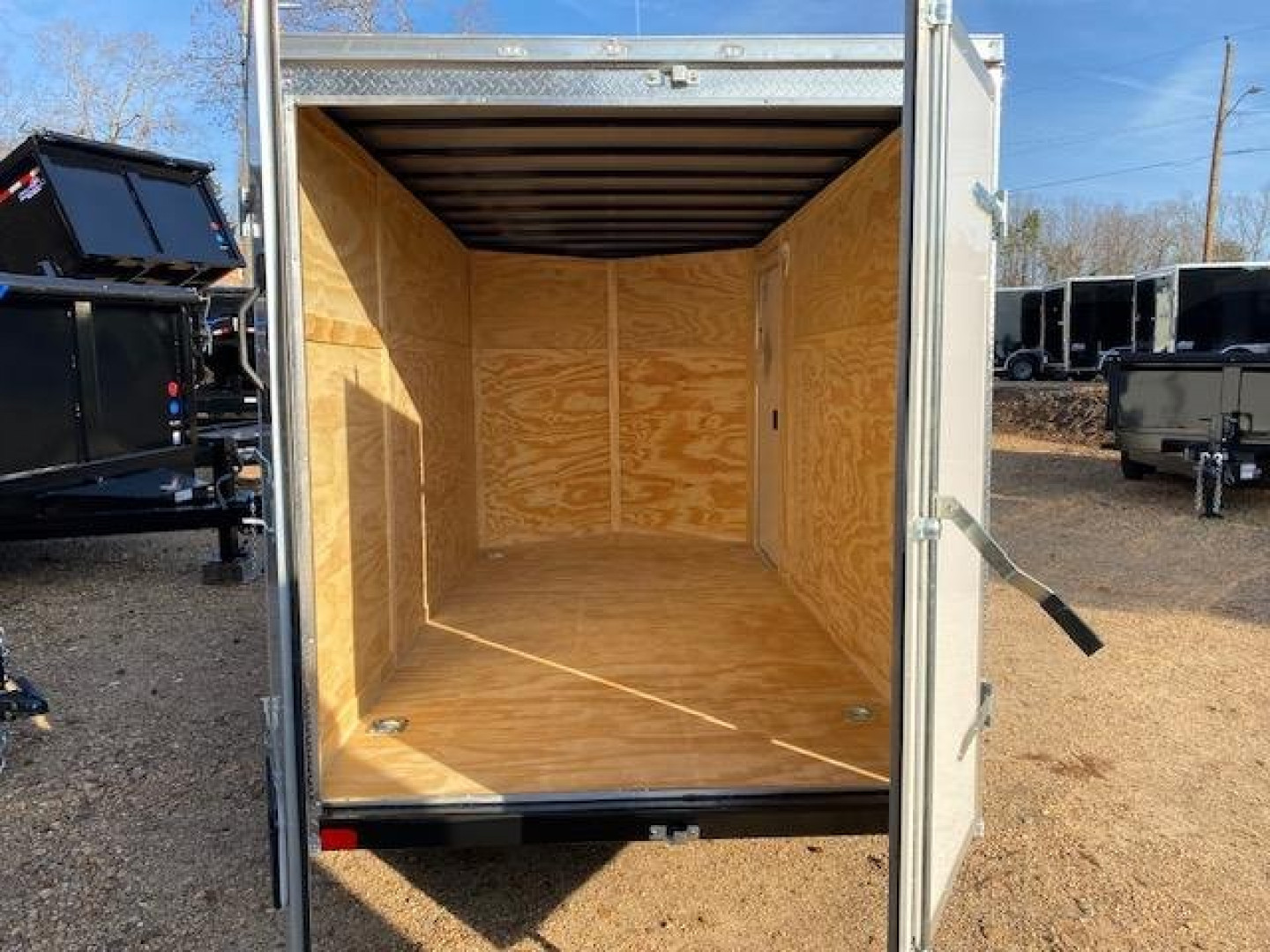 New Choice Cargo 6x12 Single Axle Cargo / Enclosed Trailer w/Rear Doors