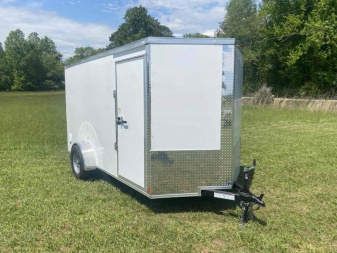 New Choice Cargo 6x12 Single Axle Cargo / Enclosed Trailer w/Rear Doors