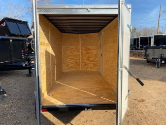 New Choice Cargo 6x12 Single Axle Cargo / Enclosed Trailer w/Rear Doors