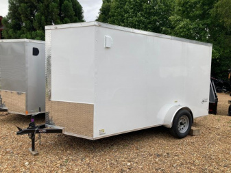 New Choice Cargo 6x12 Single Axle Cargo / Enclosed Trailer w/Rear Doors