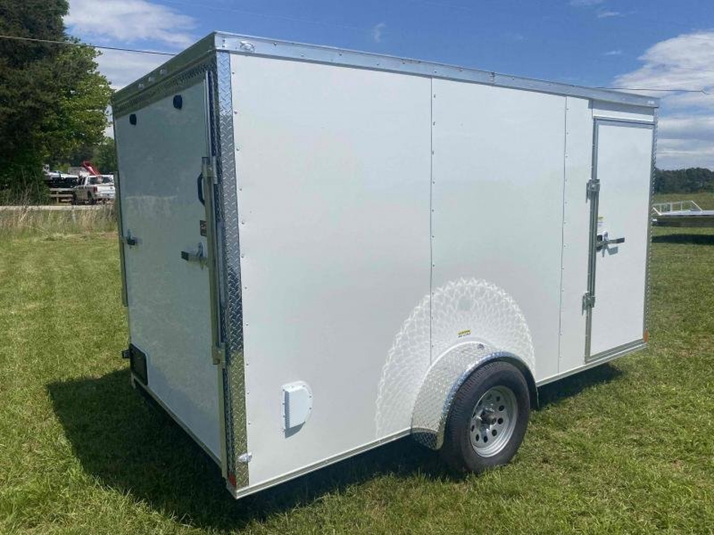 New 2026 Choice Cargo 6x12 Single Axle Enclosed Trailer w/Rear Ramp