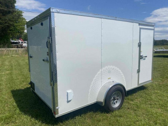 New 2026 Choice Cargo 6x12 Single Axle Enclosed Trailer w/Rear Ramp