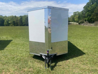 New 2026 Choice Cargo 6x12 Single Axle Enclosed Trailer w/Rear Ramp