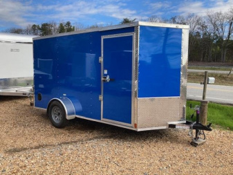 New 2026 Choice Cargo 6x12 Single Axle Enclosed Trailer w/Rear Ramp Cargo / Enclosed Trailer