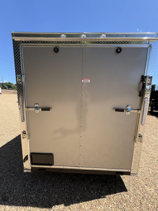New 2027 Choice Cargo 6x12 Single Axle Enclosed Trailer w/Rear Ramp