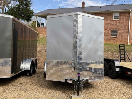 New 2026 Choice Cargo 6x12 Single Axle Enclosed Trailer w/Rear Ramp Cargo / Enclosed Trailer