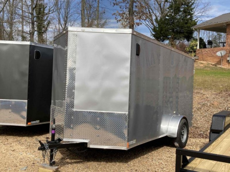 New 2026 Choice Cargo 6x12 Single Axle Enclosed Trailer w/Rear Ramp Cargo / Enclosed Trailer