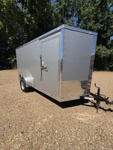 New 2027 Choice Cargo 6x12 Single Axle Enclosed Trailer w/Rear Ramp