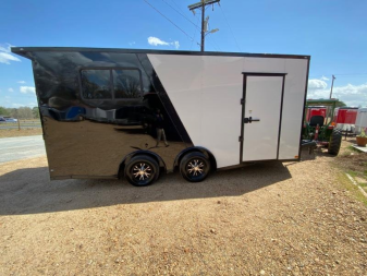 New 2025 Choice Cargo 8.5X18 10K Tandem Axle Enclosed Car Hauler Car / Racing Trailer