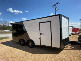 New 2026 Choice Cargo 8.5X18 10K Tandem Axle Enclosed Car Hauler Car / Racing Trailer