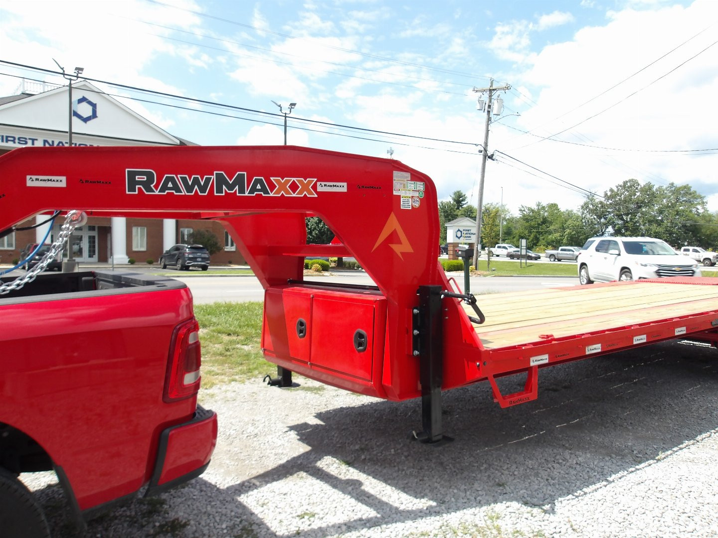 New 2026 RawMaxx FDXGN 24' FLAT DECK Equipment Trailer