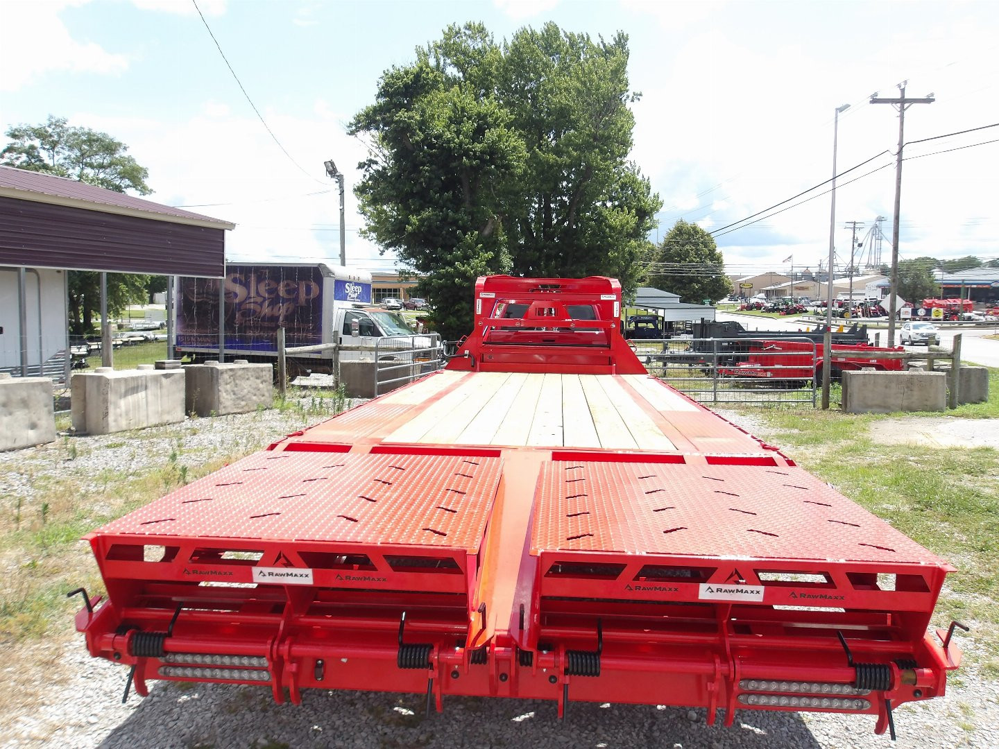 New 2026 RawMaxx FDXGN 24' FLAT DECK Equipment Trailer