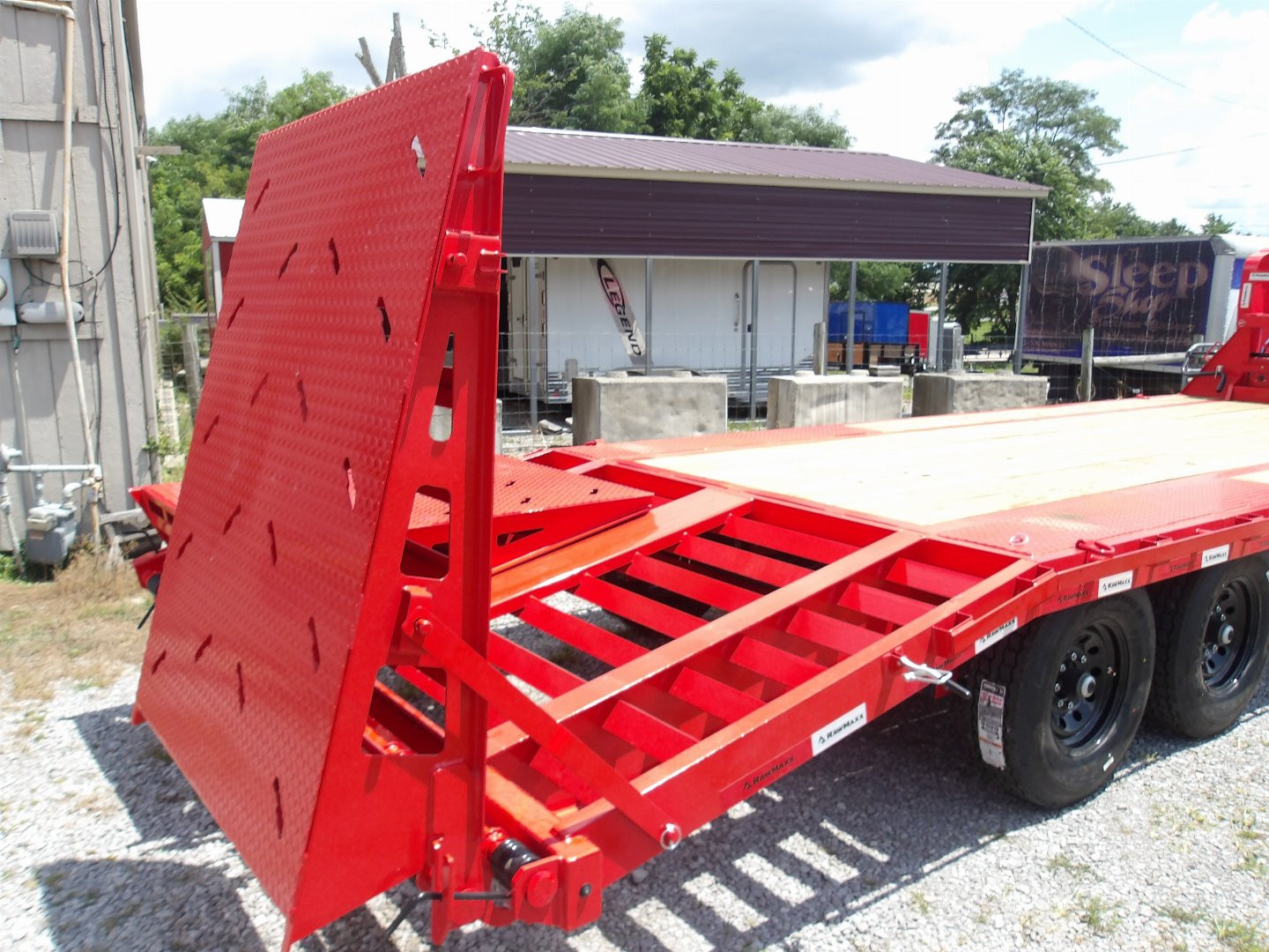 New 2026 RawMaxx FDXGN 24' FLAT DECK Equipment Trailer