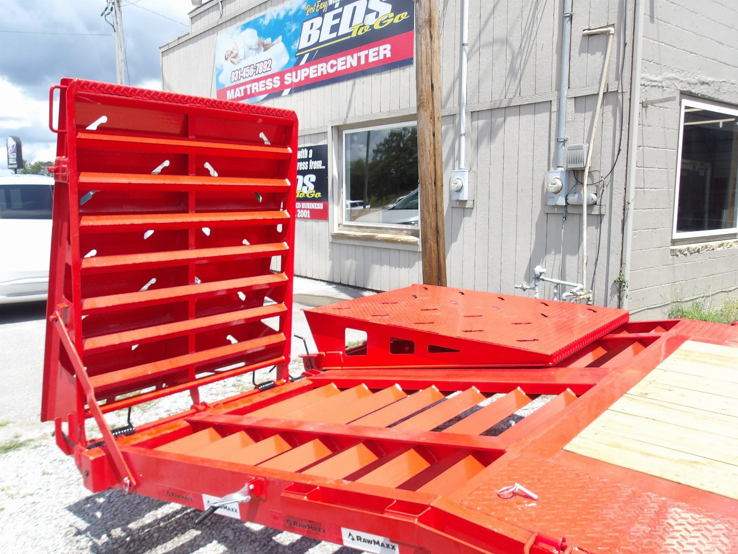 New 2026 RawMaxx FDXGN 24' FLAT DECK Equipment Trailer