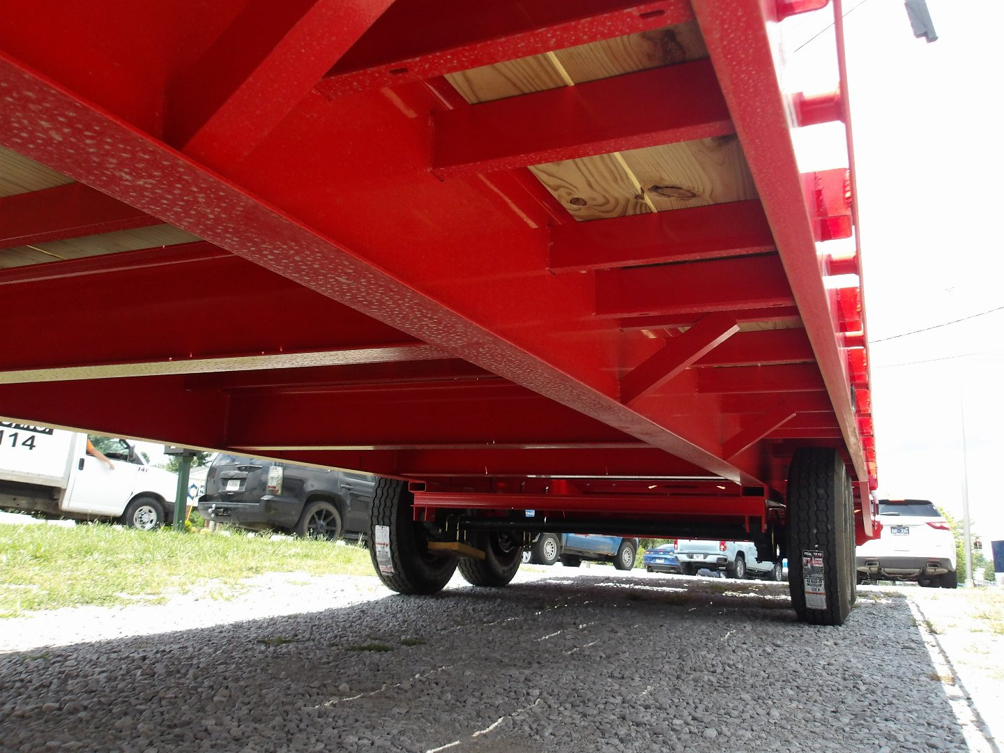New 2026 RawMaxx FDXGN 24' FLAT DECK Equipment Trailer