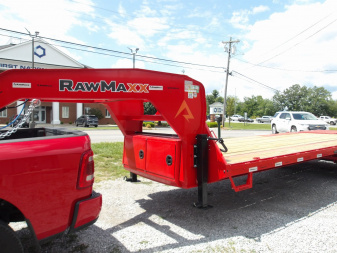 New 2026 RawMaxx FDXGN 24' FLAT DECK Equipment Trailer