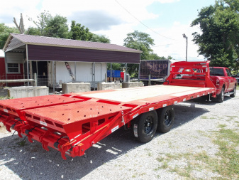 New 2026 RawMaxx FDXGN 24' FLAT DECK Equipment Trailer