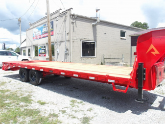 New 2026 RawMaxx FDXGN 24' FLAT DECK Equipment Trailer