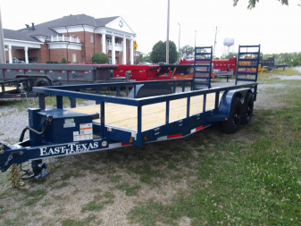 New 2025 East Texas Trailers 14K LOW PRO EQUIPMENT Utility Trailer