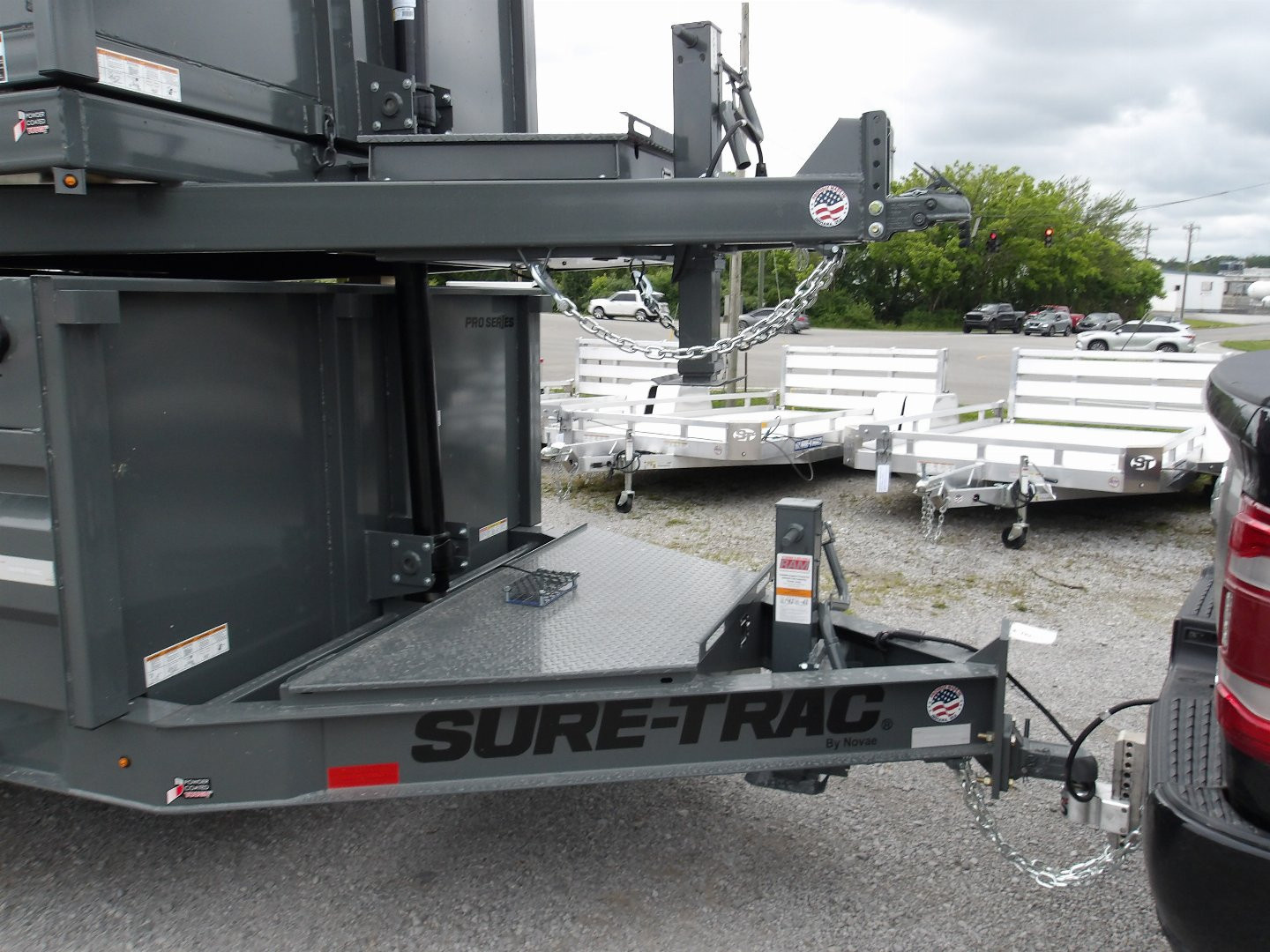 New 2025 Sure-Trac STBTL8214 Dump Trailer