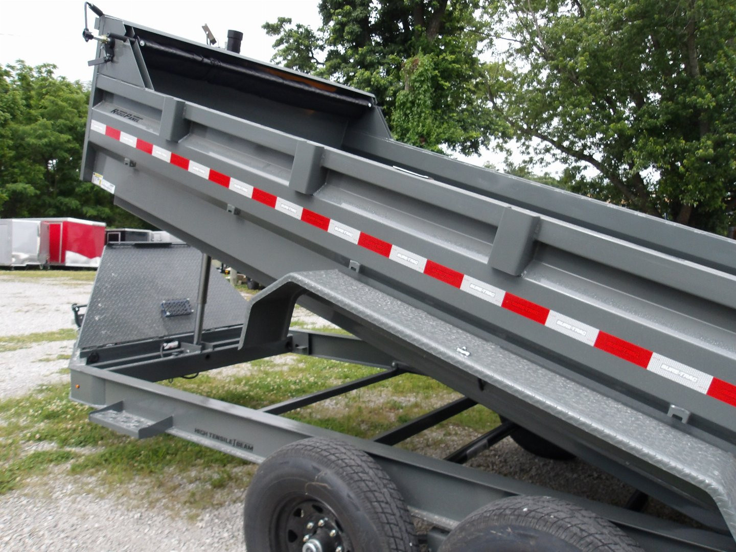 New 2025 Sure-Trac STBTL8214 Dump Trailer